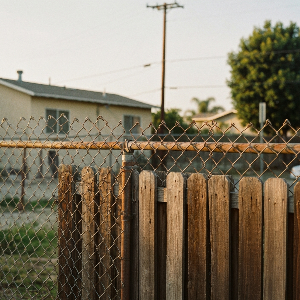 Gate parts and welding services for weathered wooden gates and chain-link fences. in Los Angeles, CA