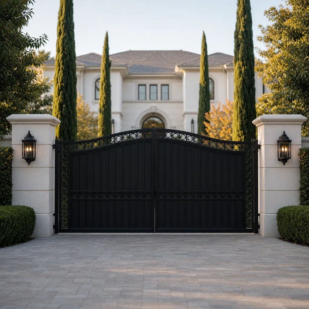 Illustration for automatic gate installation